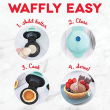 Multifunction Mini Waffle Bowl Maker Fruit Salad Ice cream bowl Baking pan Egg Tart Dessert Biscuit Roaster Double side heating