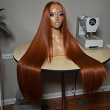 Ginger Orange Honey Blonde Lace Front Wig 13x4x1 Synthetic