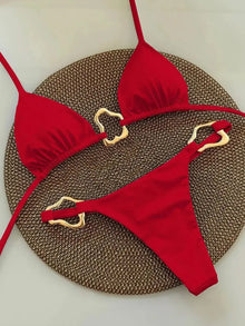 Sexy Halter Micro Bikini 2026 Women Swimsuit Thong Set
