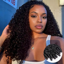 Burmese Curly Water Wave Lace Front Wig 13x4 13x6 Remy Hair