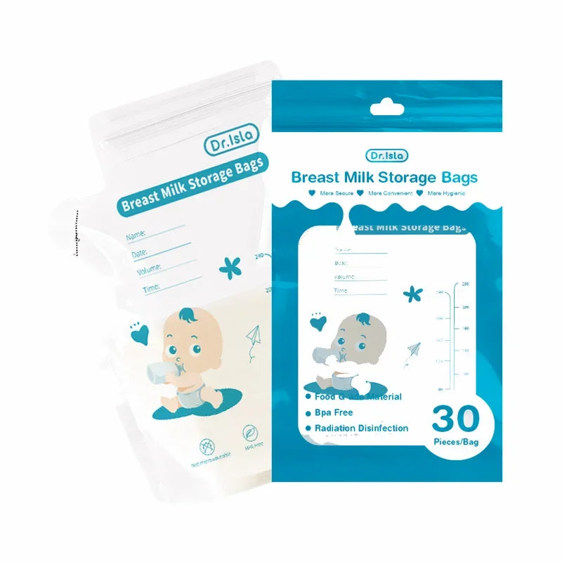 MAMIJOY 10/30Pcs 150/250ML Breast Milk Storage Bag Disposable Capacity Frozen Milk Storage Bag BPA Free MSB05