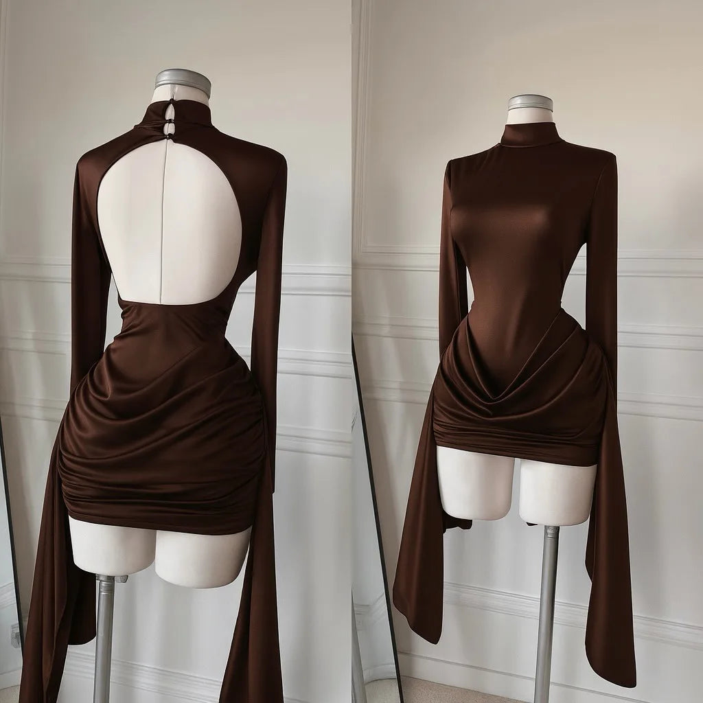 New Summer Women's Mixed Color Semi High Neck Long Sleeved Backless Pleated Short Dress by Mirlaine Univers New Summer Women's Mixed Color Semi High Neck Long Sleeved Backless Pleated Short Dress Mirlaine Univers new-summer-womens-mixed-color-semi-high-neck-long-sleeved-backless-pleated-short-dress New Summer Women's Mixed Color Semi High Neck Long Sleeved Backless Pleated Short Dress Mirlaine Univers New Summer Women's Mixed Color Semi High Neck Long Sleeved Backless Pleated Short Dress