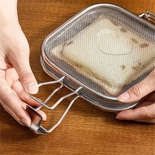 Stainless Steel Sandwich Toaster Grill Pan Sandwich Clip Bread Heating Oven Accessories Baking Tool Non Stick Cooking Grid