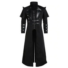 Medieval Court Banquet Long Zipper Split Stage Performance Props Clothes Men's Coat Style Fashionable And Elegant Design