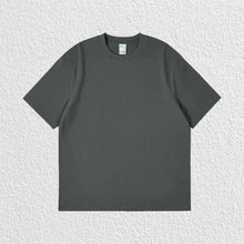 Pure White 260g Heavy T-shirt Men's Summer Pure Cotton Short-sleeved New Men's and Women's Streetwear