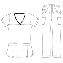 Hospital Medical Uniforms Women Scrubs Tops Straight Pant Surgical Doctors Clothes Set Nurses Accessories Beauty Spa Workwear