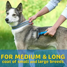 Pet Deshedding Brush Cat Comb Self Cleaning Hair Remover Grooming Tool for Dog and Cats De-Matting Comb Cleaning Pets Supplies