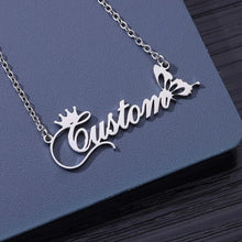 Custom Name Necklaces For Women Men Stainless Steel Customized Pendant Necklace Personalized Neck Chain Jewelry Birthday Gift