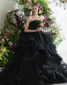 NFYN Pink Elegant Prom Dresses Strapless Backless Prom Gown Pleating Ruffles Chic Woman Evening Dresses robe de bal Customized
