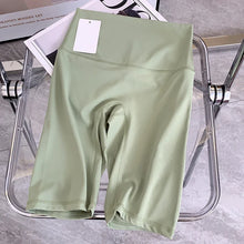 Summer Yoga Shorts Elastic Breathable Tights Leggings Quick Dried Sports Fitness Yoga Cycling Athletic Gym Shorts