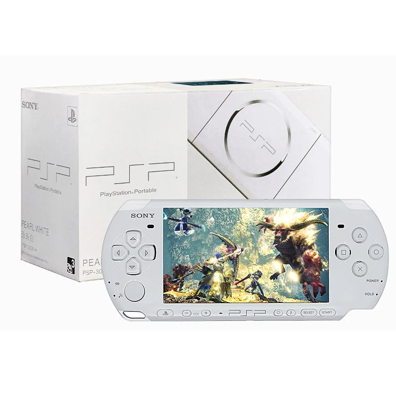 Original Sony PSP 3000 Handheld Game Console PlayStation Portable PSP-3006 Arcade Game Console Holiday Gift with Free Games