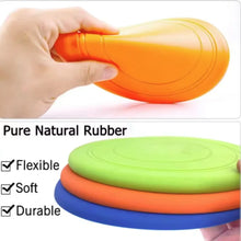 Jouet soucoupe volante interactif en silicone pour chiens et chats, disque volant résistant à la mastication, jeu pour animaux de compagnie idéal pour le dressage des chiots