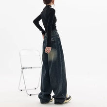 Spring Autumn Wide Leg Jeans Women High Waist Denim Trousers Women's Jeans Harajuku Vintage BF Style Loose Femme Streeetwear