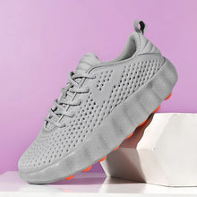Men Breathable Running Sneaker Platform Walking Shoes Massage Sole Non Slip Lightweight Woman Outdoor Daily Fitness Casual Shoes