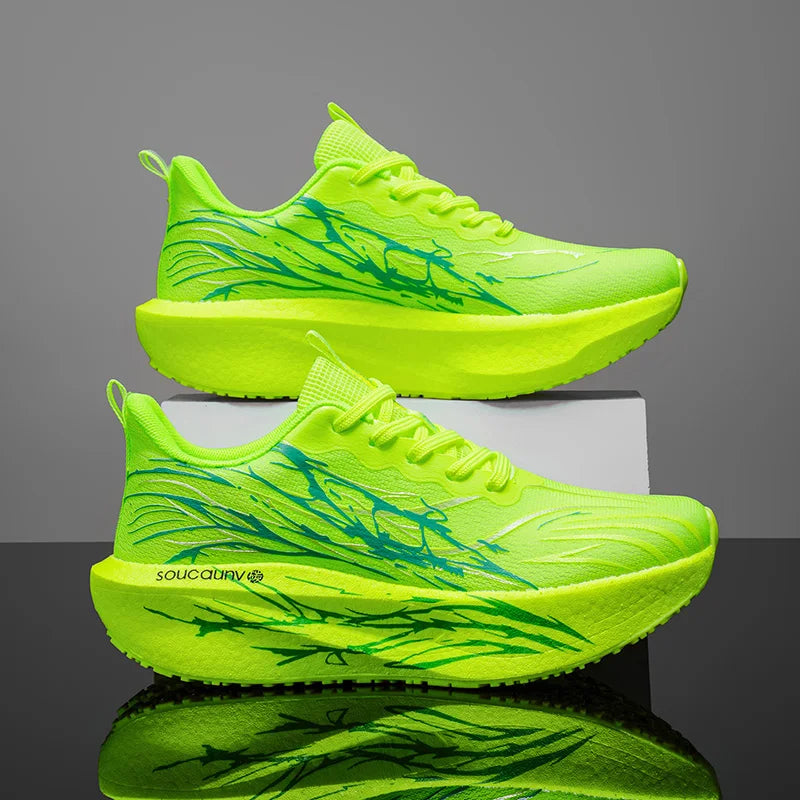 Marathon Running Shoes Men Breathable Nonskid Sneakers