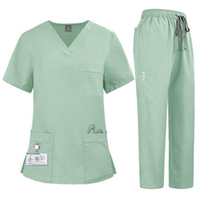 Slim Fit Medical Uniforms Women Scrubs Sets Male Doctors Hospital Nurses Accessories Dental Clinic Spa Salon Workwear Clothes