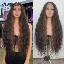 Noble Cosplay 42 Inch Blonde Ombre Synthetic Lace Front Wig