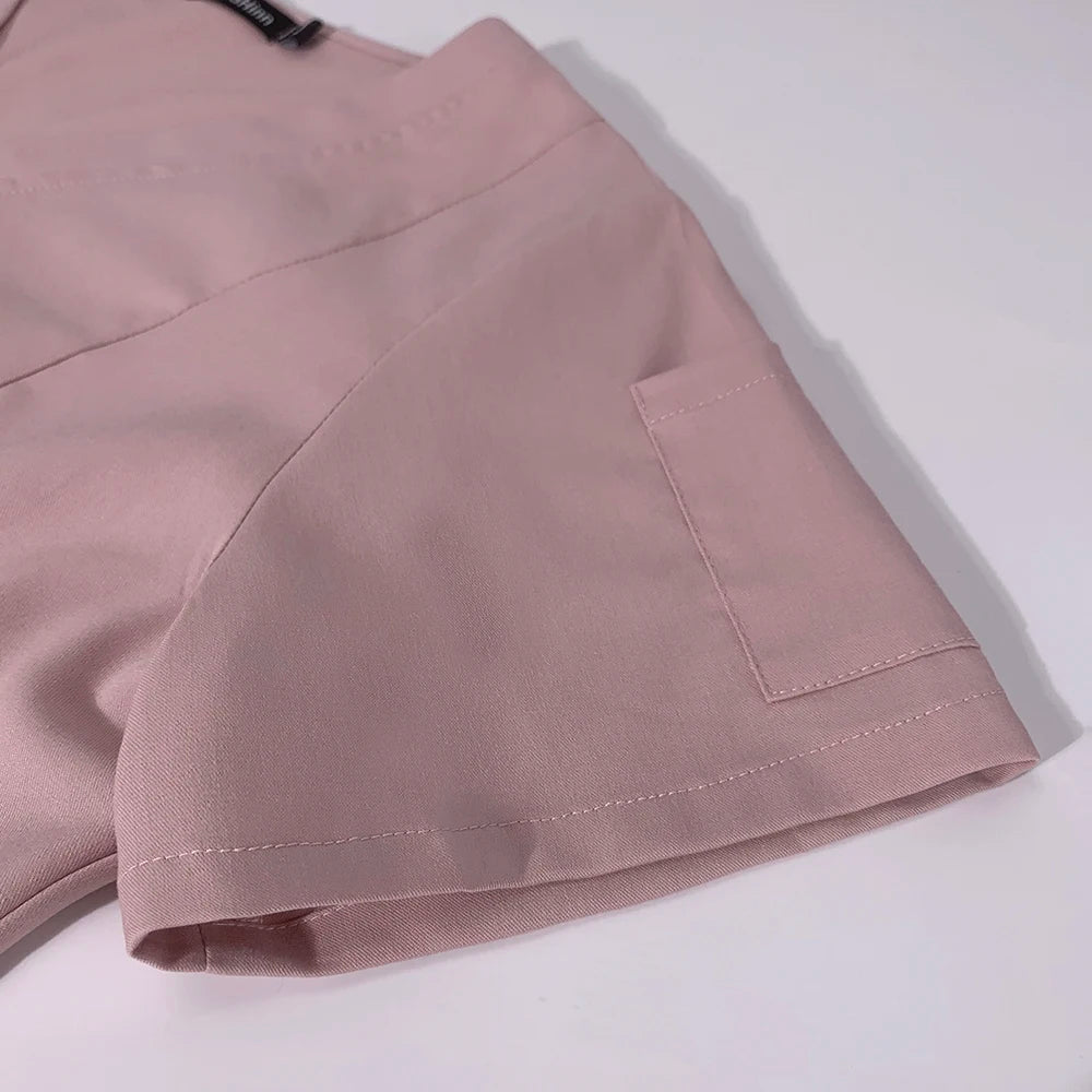 High-quality Thickened New Slim Operating Room Medical Uniform Set Short-sleeved Nurse Nursing Accessories Surgical Gown XS-XXL