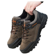 Outdoor Climbing Shoes Men's Trendy Flat Work Shoes Casual Sports Style New Model Comfortable Warmth Synthetic Leather Upgraded