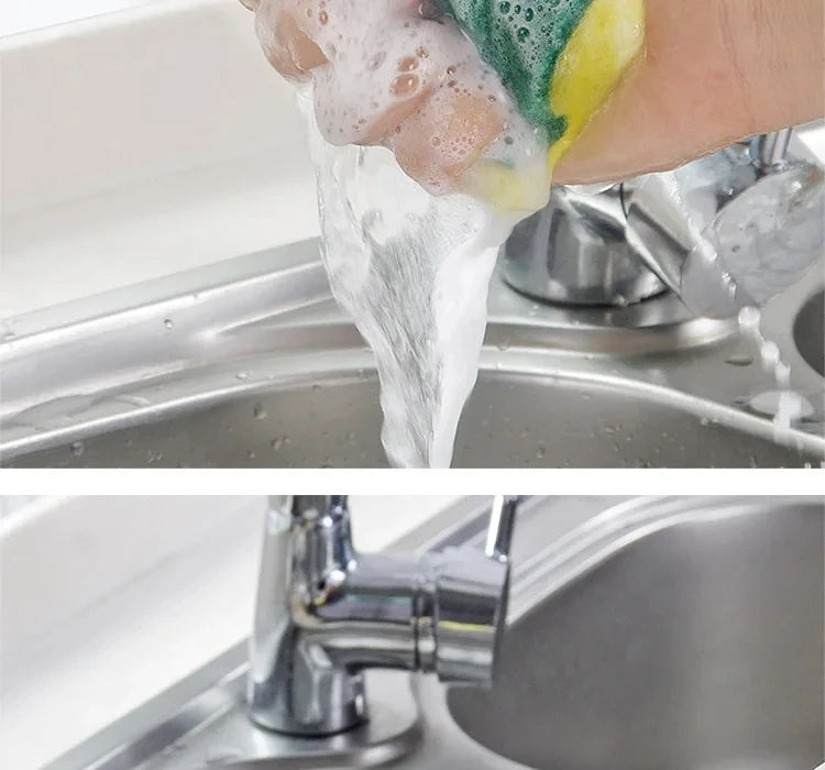 10/5/1Pc Kitchen Dishwashing Sponge Soft Absorbent Clean Rub Pot Rust Scouring Pad Removing Kits Household Cleaning Brush Sponge