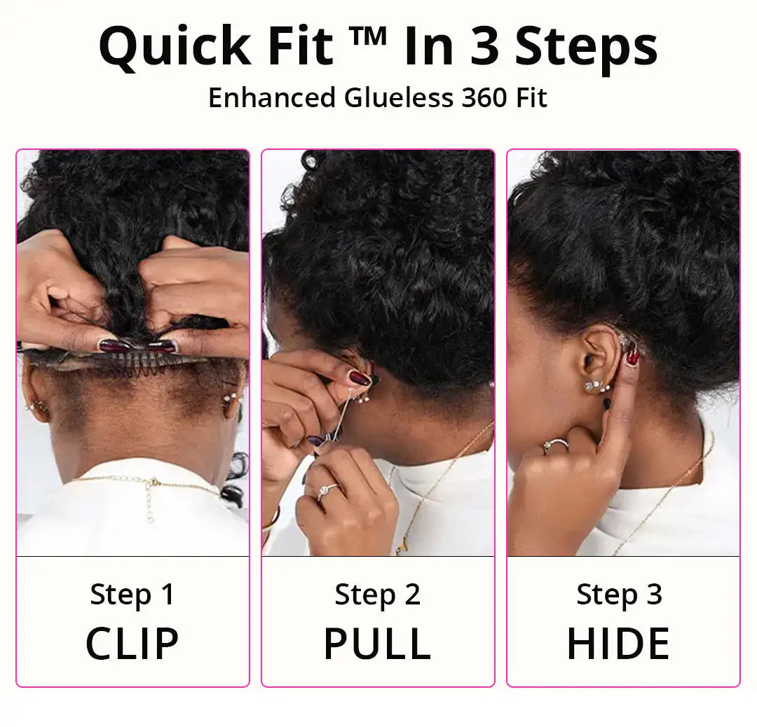 18-36inch 250 Density Curly Water Wave Wig Human Hair Invisi Strap Drawstring 360 Full HD Lace Front Wigs Human Hair Pre Plucked