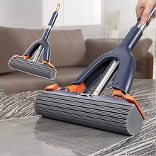 Mini Mop Self Squeeze Mop Powerful Folding Household Clean Tools No Hand Wash Strong Absorbent Mop for Bathroom Kitchen Desktop
