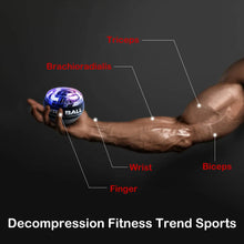 Auto Start Gyro Ball Wrist Ball Power Trainer Ball Strengthener and Forearm Strengthening Exerciser Home Gym Fitness Equipment