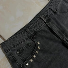 Y2k Wash Dark Baggy Jeans Men Shark Mouth Pocket Print White Tribal Flame Side Graphic Wide Leg Harajuku Hip Hop Denim Trousers