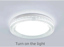 Modern Ultra Thin Crystal Ceiling light Round Ceiling Home Lamp Cool White Suitable for Balcony Kitchen Bedroom Light AC85-260V