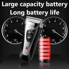 KM9038 Powerful Rechargeable Foil Shaver For Men Razor USB