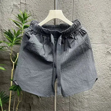 Ice Silk Five-Part Men's Shorts Lightweight Summer Workwear Loose Fit Sporty Cargo Shorts Casual Straight Leg Pants