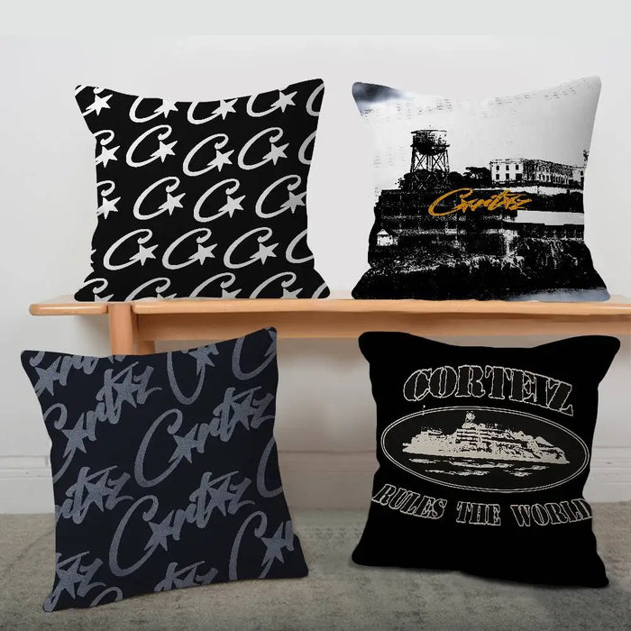 Fashion Brand C_CorteizS Pillow Cushion Cover Pillowcase Living Room Sofa Home Decor Customized