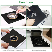 1/4PCS Gas Stove Protector Stovetop Burner Covers Kitchen Accessories Washable Mat Cooker Cover  cooking  stove cover
