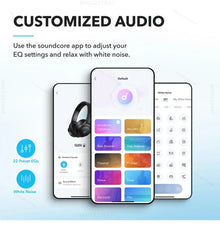 Original Soundcore Q20i Wireless Bluetooth Over-Ear Headphones with Hybrid Active Noise Cancelling Dual Device Connect And MIC