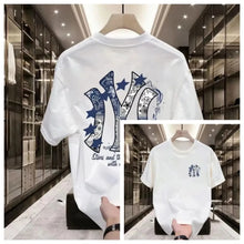 2026 New Trendy Street Printed Men's Short-sleeved T-shirt - A Street-style Comfortable Summer Loose Men's T-shirt