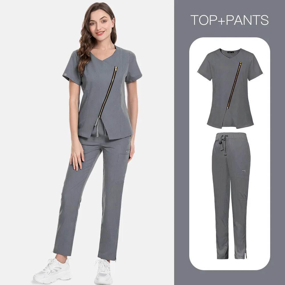 Solid color medical uniforms, beauty salons, SPA clubs, specialized workwear, postpartum care center nursing staff uniforms