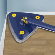 Triangle 360 Cleaning Mop Telescopic Household Ceiling Cleaning Brush Tool Self-draining To Clean Tiles and Walls