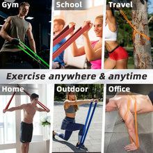 5~150lbs Gym Resistance Bands Set Agility Training Kickboxing Training Yoga and Pilates Accessories Fitness Equipment CrossFit