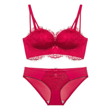 Sexy Victoria‘s Bras Style Push Up Bra Set, French Lace for Small Chest Side Support Anti Sagging MOYISU Sexy Panty & Tushy PP A