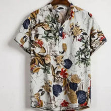 Hawaiian 3D Printed Shirt Amazon Independent Station Bestseller Notch Collar Short Sleeve Shirt