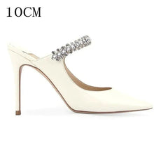2026 Fashion Women Slippers Pointed Toe High Heels Sandals Sexy Stripper Party Slides Mule Ladies Shoes Slingbacks Slides
