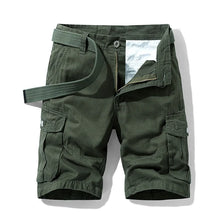 New Summer Men Thin Cotton 100% Cargo Shorts Quality Man Multi Pockets Casual Shorts Jogger Sportswear Pants Male Loose Shorts