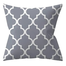 Dandelion pattern leaf gray linen pillowcase sofa cushion cover home decoration can be customized for you 40x40 50x50 60x60