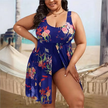 Plus Size High Waist Push Up Tummy Control Bikini Set