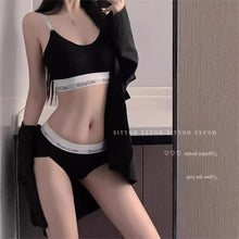 Sports Style Thin Underwear Set with a Collection of Accessory Breasts, No Steel Ring Underwear, And Two-Piece Underwear