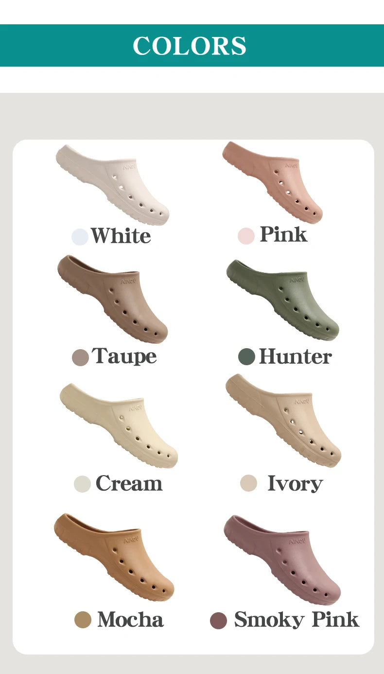Doctor Scrub Clogs Light Nurse Slippers Medical Shoes Non-slip Dentist Surgical Shoes Soft Pet Hospital Scrub Clogs X09-05