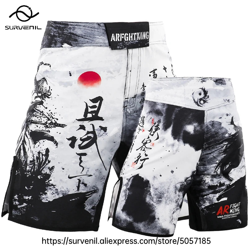 MMA Shorts Jiu Jitsu Muay Thai Fight Shorts Martial Arts