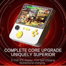E5 Handheld Video Game Console 5 inch IPS Screen 5000mAh Power Bank 22W Retro Portable Arcade Gaming Console for Kids Adults