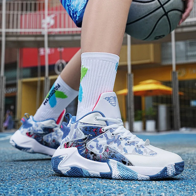 New Men Fashion Sports Shoes Basketball  Anti slip Breath Shoes Training comfort Athletic Sneakers Outdoor Walking Shoes Zapatos
