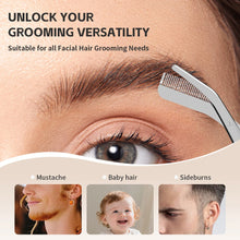 Eyebrow Trimmer Stainless Steel Makeup Tools Eyebrow Remover Machine Shaper Professional Eyebrow Trimmer Scissors with Combs